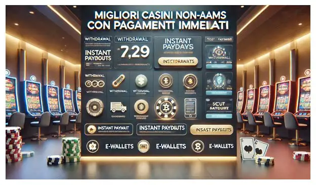 Migliori Casinò Non-AAMS con Pagamenti Immediati